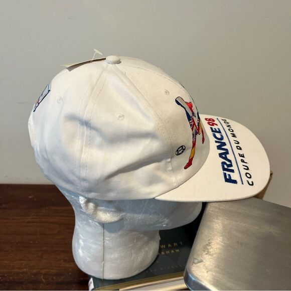 New Vintage French France 98 World Cup Snapback Hat Cap FIFA Embroidered Soccer - Picture 6 of 11